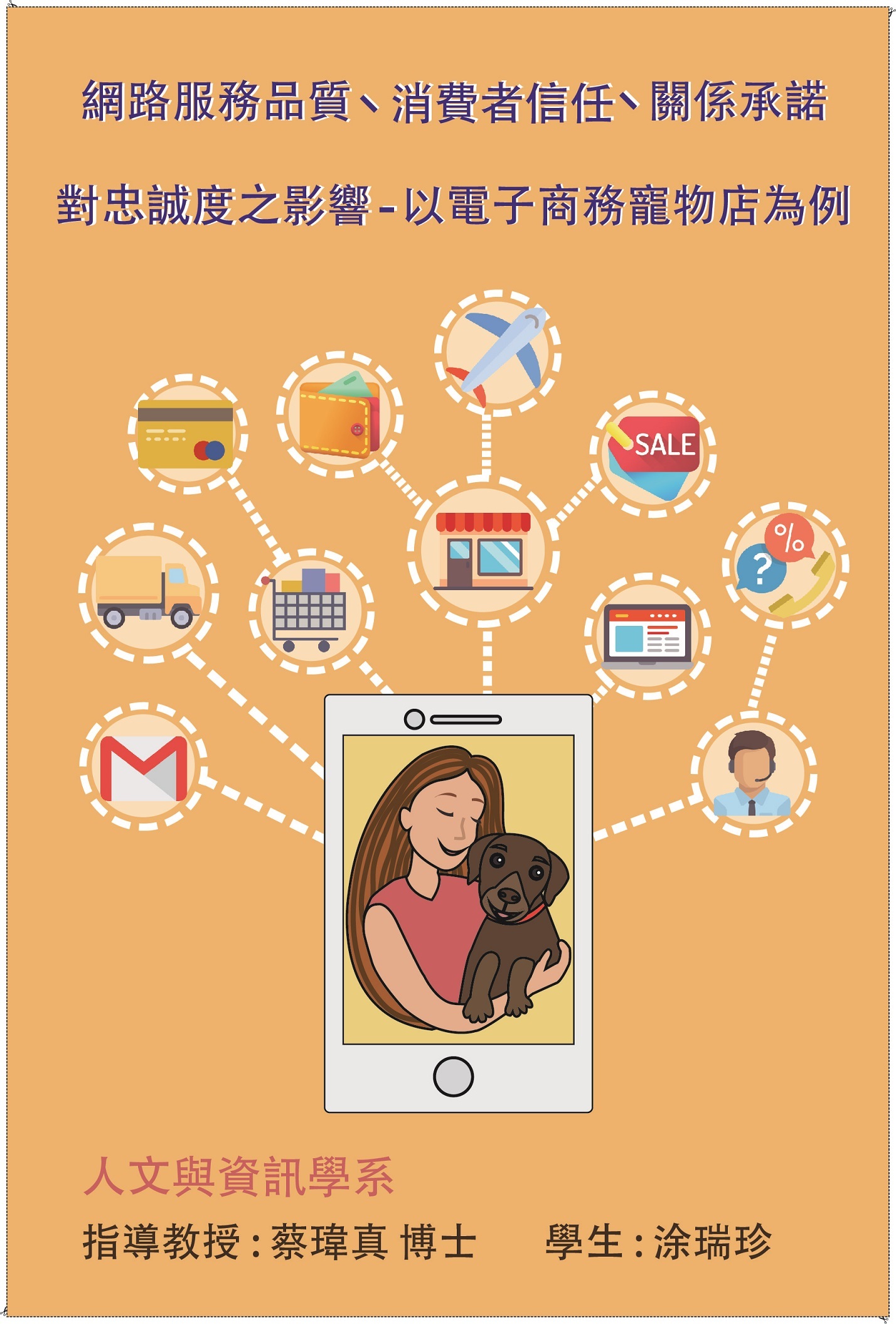 網路服務品質、消費者信任、關係承諾對忠誠度之影響 -以電子商務寵物店 為例